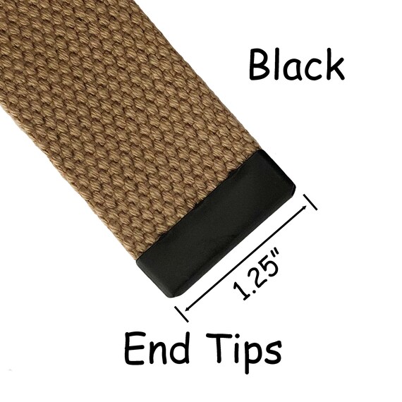 25 Belt Buckle End Tips Black 1.25 Inch 32mm Etsy