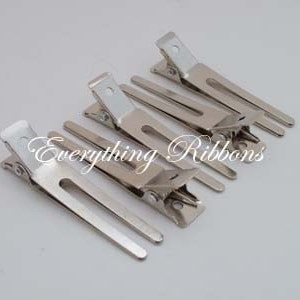 15 Pinch Clips Alligator Metal With Net Wire Hooks For Curtains