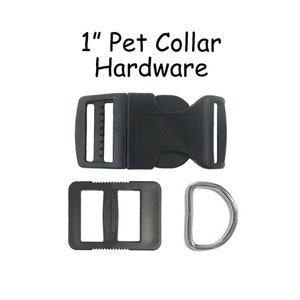 Martingale Dog Collar Hardware Kit D Rings Slides Rectangle Rings 