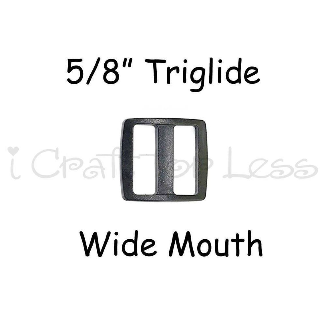 10 Black Dog Collar Hardware Kit 5/8 Inch Curved Buckle Etsy