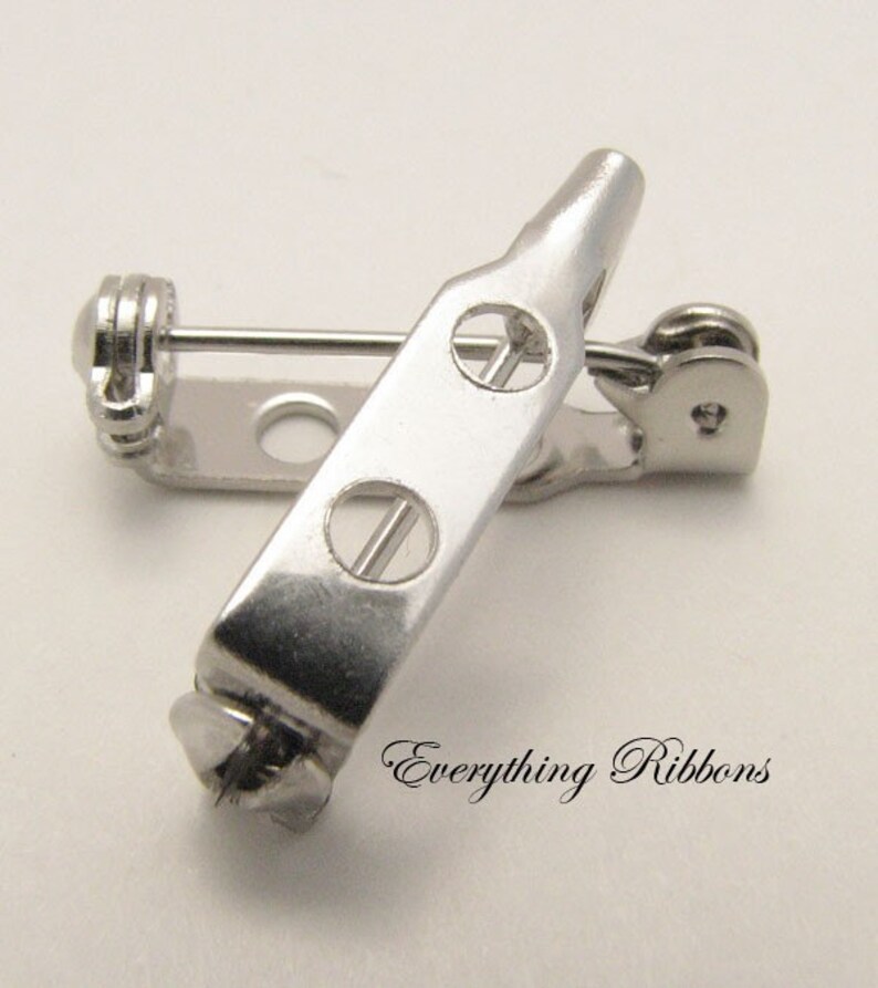 10 Brooch / Pin Backs 3/4 INCH for Fabric Covered Buttons Etsy