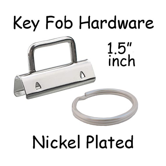 Key Fob Hardware 10 Sets ANTIQUE BRASS 1.25 INCH 32 Mm Key Fob