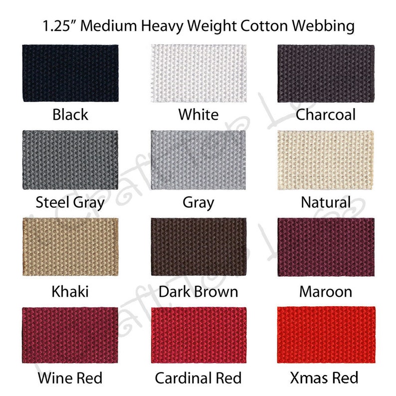 6 Finishes and 12 Sizes Pick from 43 Colors 2-1.25 Canvas Military Web Belt