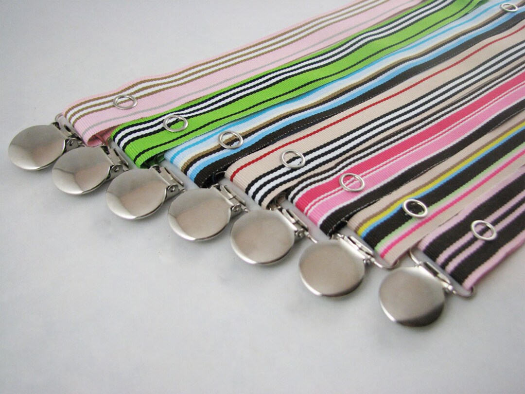 Pacifier Clips Tutorial DIY No Sew Ribbon Pacifier Holder Kit Makes 3