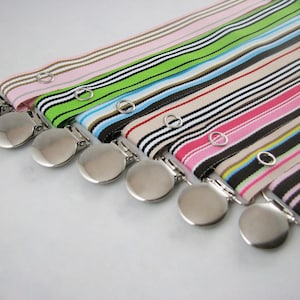 Pacifier Clips Tutorial DIY No Sew Ribbon Pacifier Holder Kit Makes 3 ...