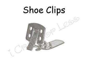 Shoe Clips Blanks Square 10 Pair Etsy New Zealand