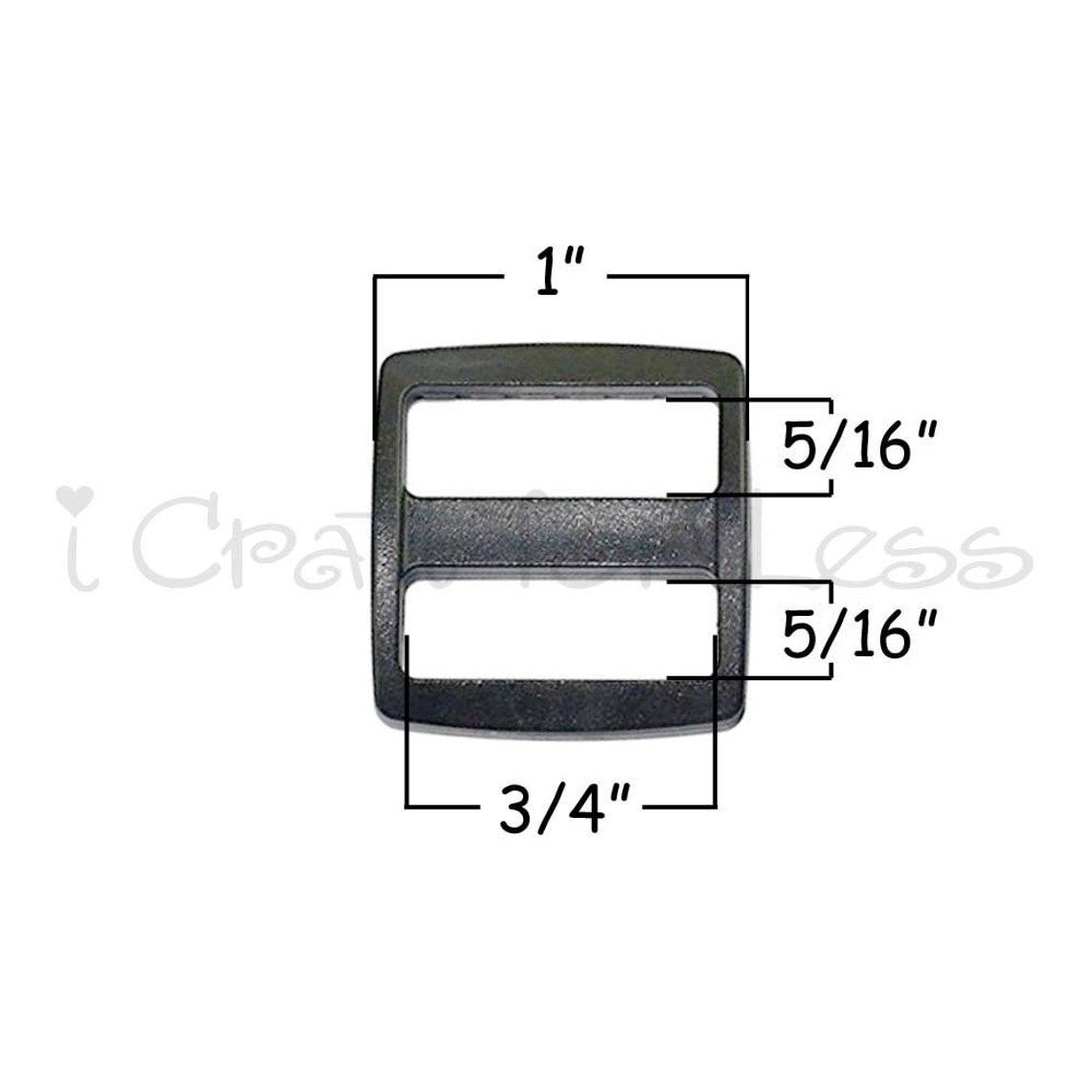 10 Black Dog Collar Hardware Kit 3/4 Inch Curved Buckle Etsy