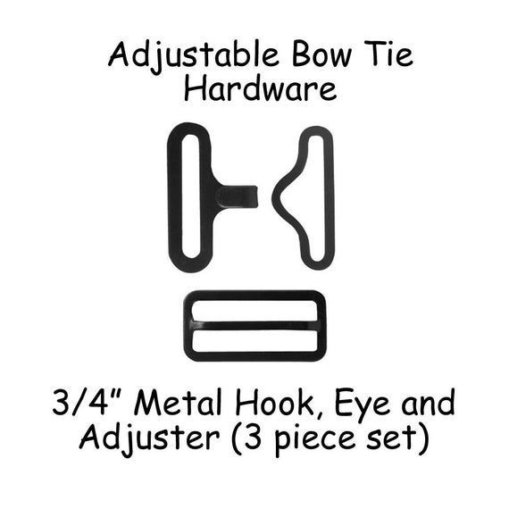 25 Sets Bow Tie Hardware Verschluss Clips Rechteck