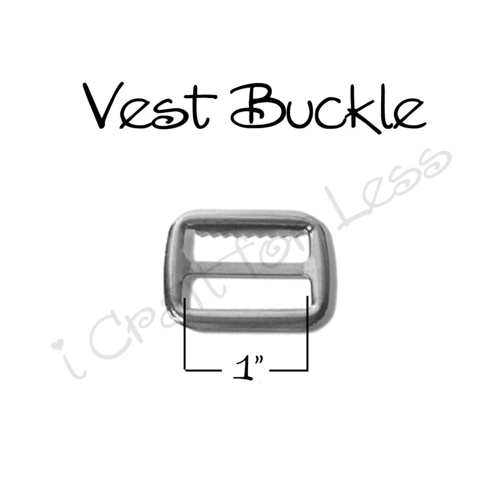 25 1 Vest Buckle With Teeth / Adjustable Suspender Etsy