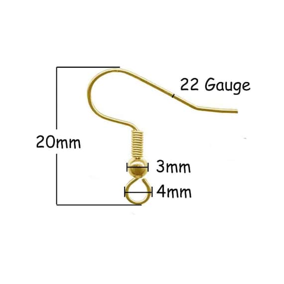 Hypoallergenic Surgical 316L Stainless Steel French Hook Earrings, Fish  Hook Earring Wires Gold SEE COUPON -  Canada