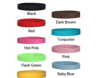 Cotton Webbing - 1" Medium Heavy Weight (2.4mm) for Key Fobs, Purse Straps, Belting - SEE COUPON