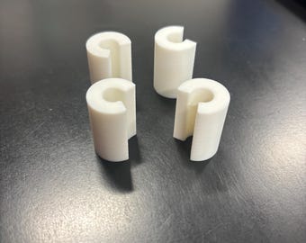 4 Qty - Frigidaire Refrigerator Freezer Shelf Spacer - Shelf Clips