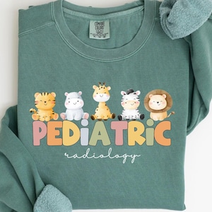 Sweatshirt pediatrische radiologie, zweet pediatrische radiologie, shirt PEDS, shirt verpleegkundige pediatrie, shirt radiologie, shirt radiologie technoloog