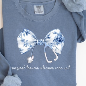 STICU Nurse Sweatshirt, Custom STICU Nurse Sweater, STICU Nurse Gift, Nurse Appreciation Gift, Surgical Trauma Icu, Sticu Gifts, Sticu Shirt