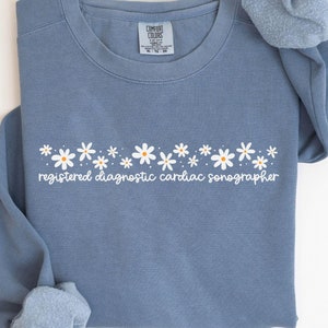 Registered Diagnostic Cardiac Sonographer Sweatshirt, RDCS Shirt, Cardiac Sonographer Tee, Ultrasound Tech Gift, Echo Tech Shirt