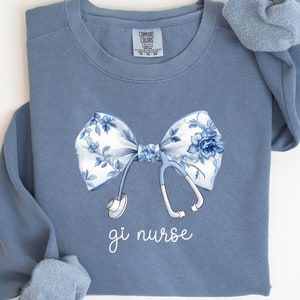 GI Nurse Sweatshirt, Gastroenterology Nurse Shirt, Endoscopy Nurse Shirt, Gi Nurse Gift, Gi Nurse Apparel, Gi Tech Shirt
