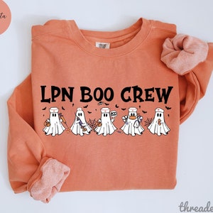 Halloween LPN Sweatshirt, LPN Nurse Sweatshirt, LPN Nurse Gift, Nurse Appreciation Gift, Licensed Practical Nurse Shirt, Lpn Gifts