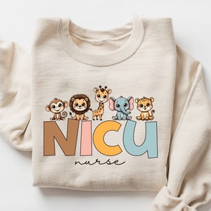 NICU Sweatshirt, NICU Nurse Sweatshirt, NICU Nurse Sweater, NICU Nurse Geschenk, Neugeborenen Intensivstation, Nicu Nurse, Registered Nurse