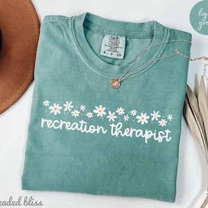Recreation Therapist Shirt Rec Therapy Tee Therapeutic Recreation Gift Activities Therapist Apparel Recreational Therapy Graphic Tee