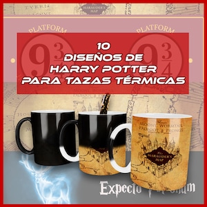10 diseños para taza Mágica de sublimación de taza HP de 11 y 15 oz incluye Mockup