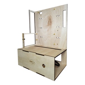 Northridge Wooden Open Air Micro-ATX PC Computer Case SVG Digital Download Laser Design