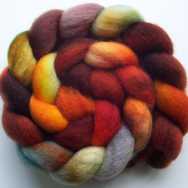 Orchard - Hand dyed BFL Combed Top - 4oz