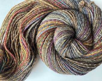 Cabled Handspun Yarn - 200 yards