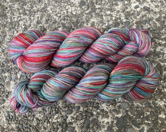 Hand Dyed Superwash Merino/Nylon Sock Yarn • 420 yards