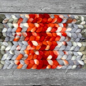 Hand Dyed Polwarth Wool Spinning Fiber • 4oz • VÍKINGR