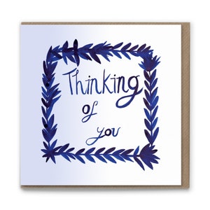 Thinking of You Carte écologique de luxe (Vierge à l’intérieur) 15cm