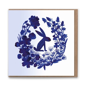 Tuin Haas Kaart (Blanco Binnenkant) 15cm