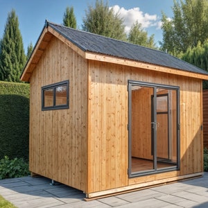 10x12 shed-Diy shed plan- Modern Shed- Garden shed plans- shed plans- building plans- Office Shed Plans PDF Instant Download
