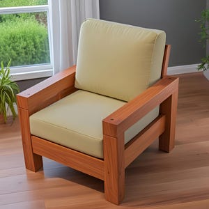 DIY Outdoor Sofa Chair Plans: Easy Woodworking (PDF)