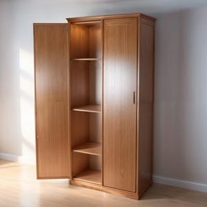 DIY Modern Closet Shelves, Coat Rack, Woodworking Wardrobe, Hanger, Digital PDF Plans, Instant Download