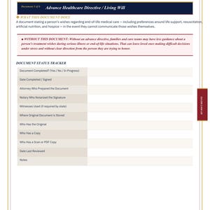Innan krisen kommer, planeringspärm för familjevårdare, utskrivbar PDF-dokumentorganisatör för äldreomsorg bild 10