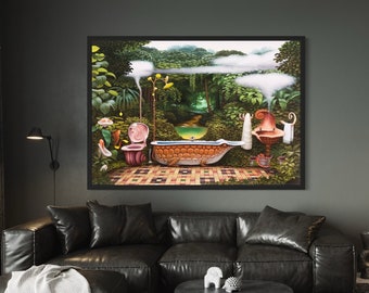 Canvas Wall Art, Wall Decor, Wall Art, Surreal Art, Surrealism Wall Art, Abstract Surreal Wall Decor, Canvas Print