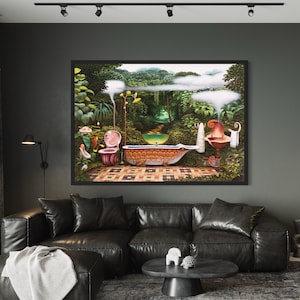 Canvas Wall Art, Wall Decor, Wall Art, Surreal Art, Surrealism Wall Art, Abstract Surreal Wall Decor, Canvas Print