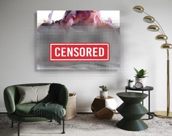 Intimate Couple Embrace Canvas, Sensual Bedroom Wall Art