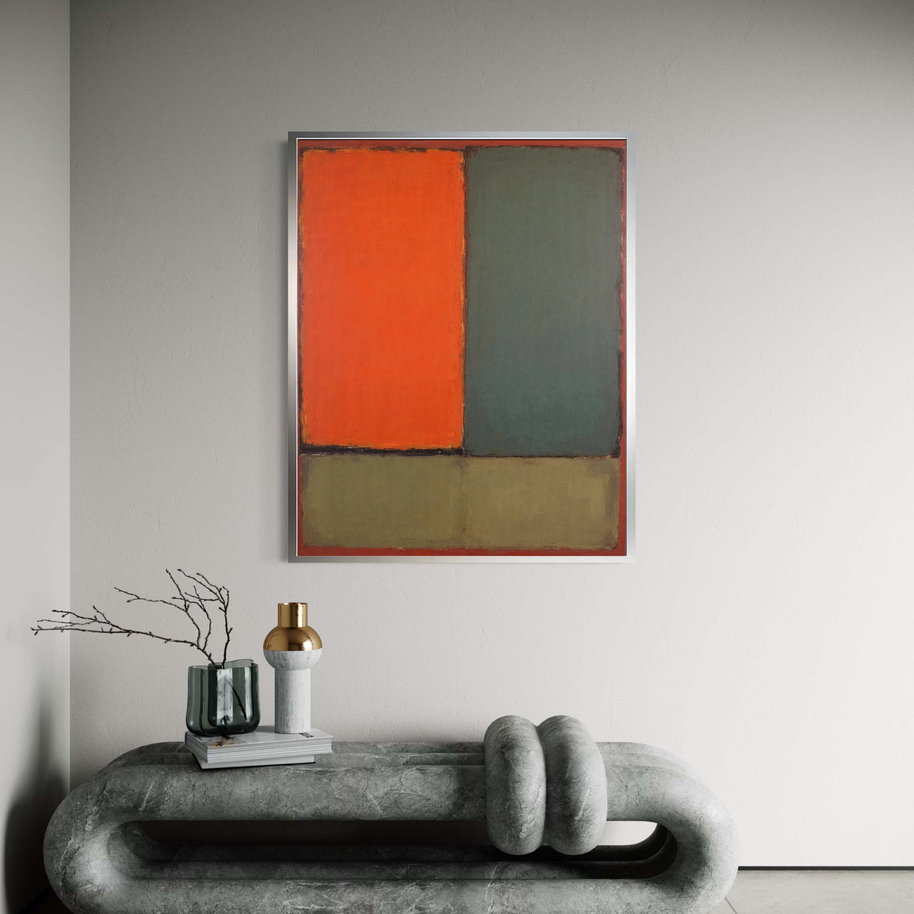 Blocks Mark Rothko Mark Rothko Inspired Abstract Canvas Wall Art, Bold Color Blocks ...