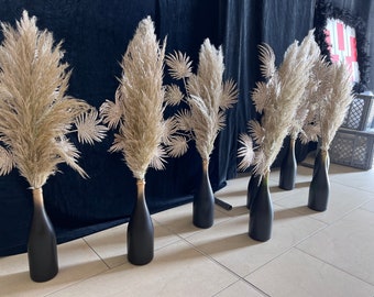 Black and gold designer vase