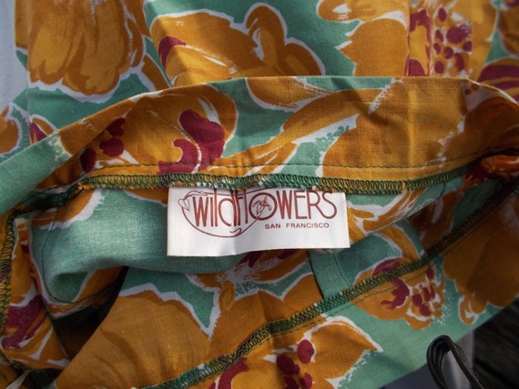 NOS Hippie Skirt, San Francisco Maker, Wildflower… - image 3