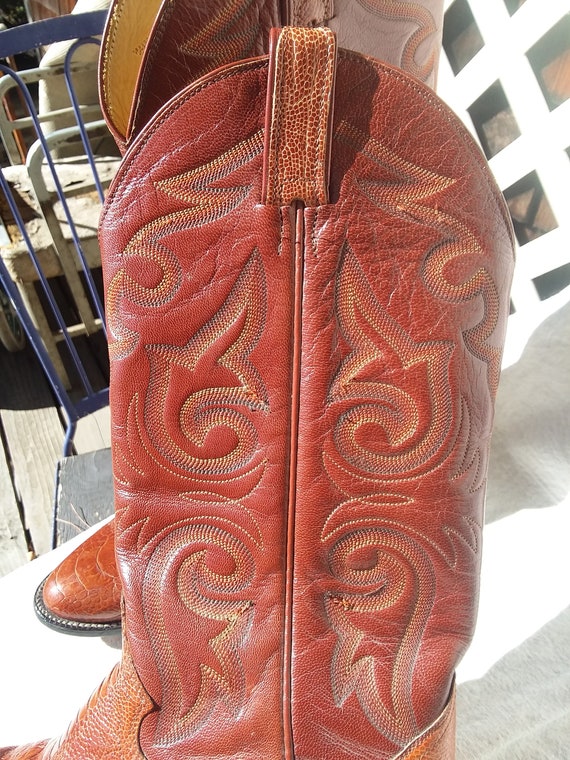 Vintage Western Boots, Panhandle Slim, Ostrich Le… - image 6