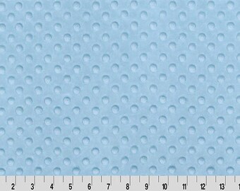Minky Cuddle® Dimple Baby Blue