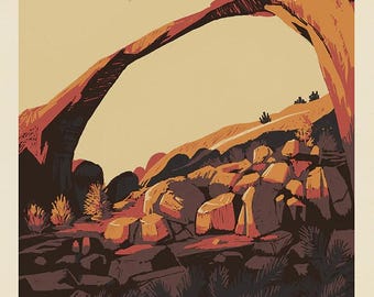 National Parks Poster Panel Arches 2