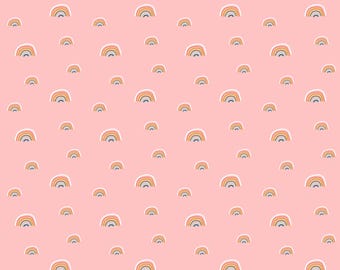 Flannel Make A Pretty Life Rainbows Blush