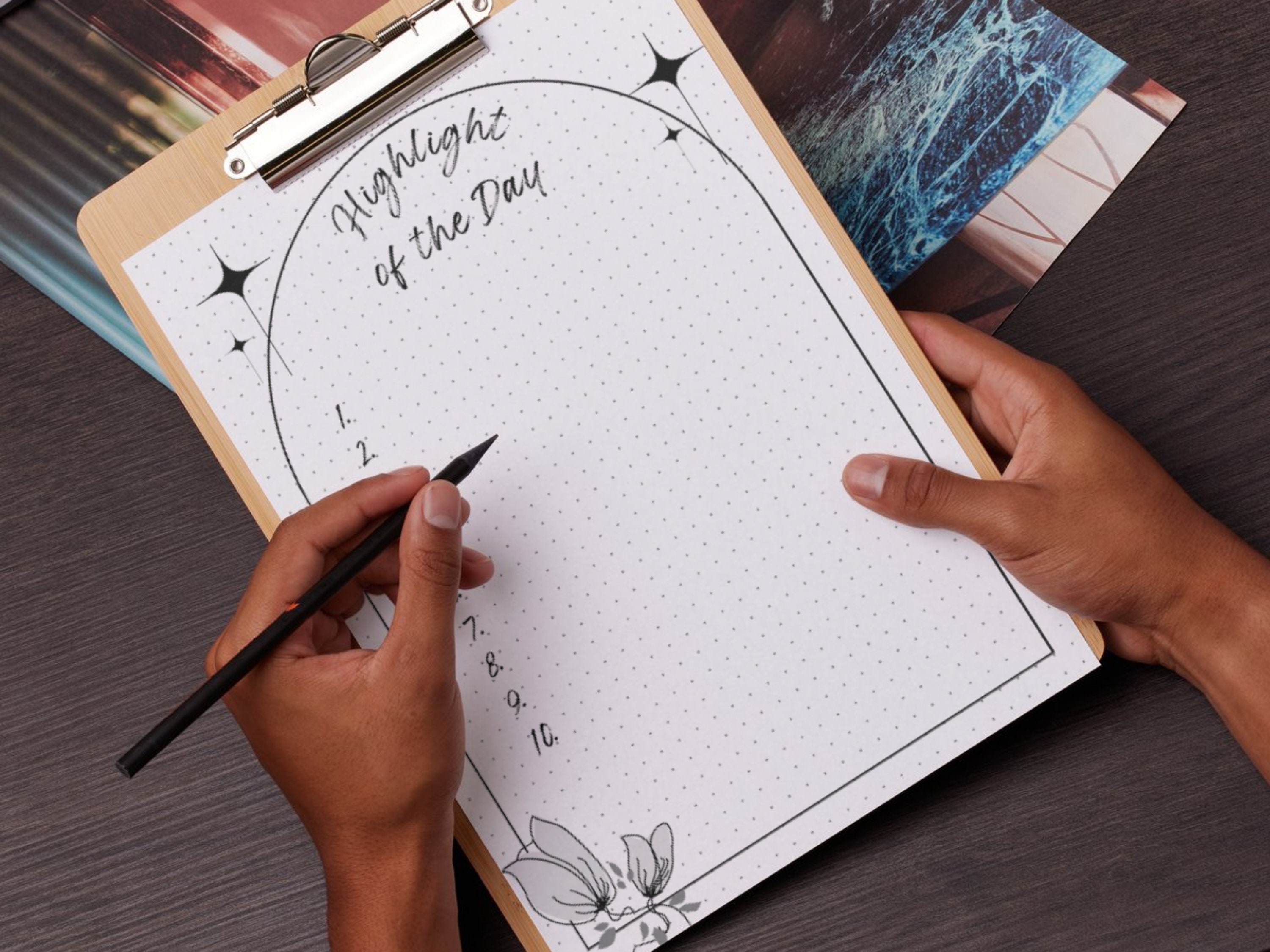 Highlight of the Day Printable Tracker, Bullet Journal Page, Memory ...