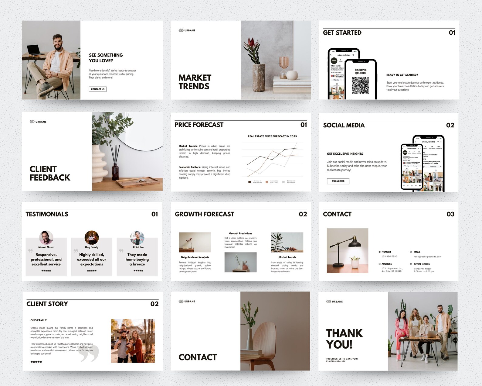 Real Estate Presentation Template | Canva Pitch Deck for Realtors ...