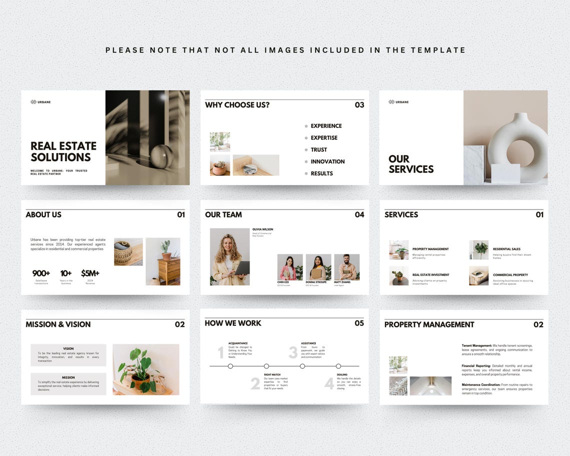 Real Estate Presentation Template | Canva Pitch Deck for Realtors ...
