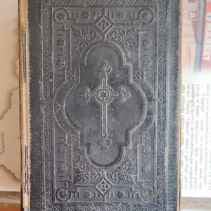 Rare 1877 Vintage Latvian Bible 150 Years old Book Christian Memorabilia Antique New Testament x Marriage testament, biblical artifact