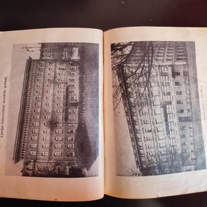Retro 19th Century Architecture Paper 1928 Latvian Kristaps Morbergs and his great gift to the University of Latvia